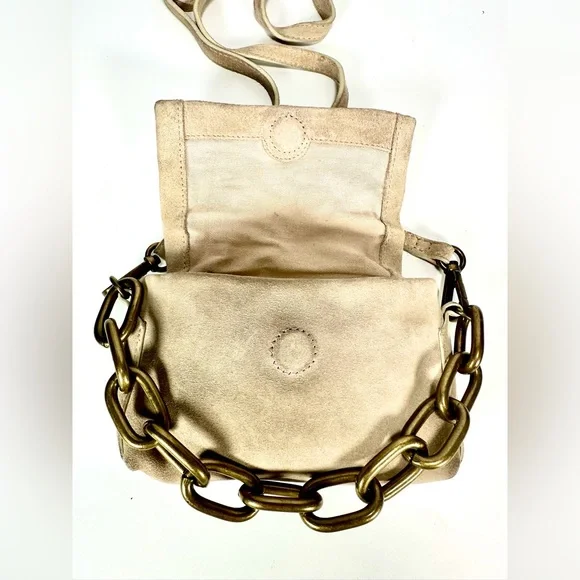 Free People Charlie Chain Leather Crossbody bag - Picture 8 of 14